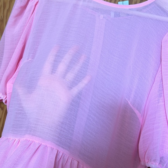 Pink Maxi dress « never fully dressed » - Picture 4 of 4